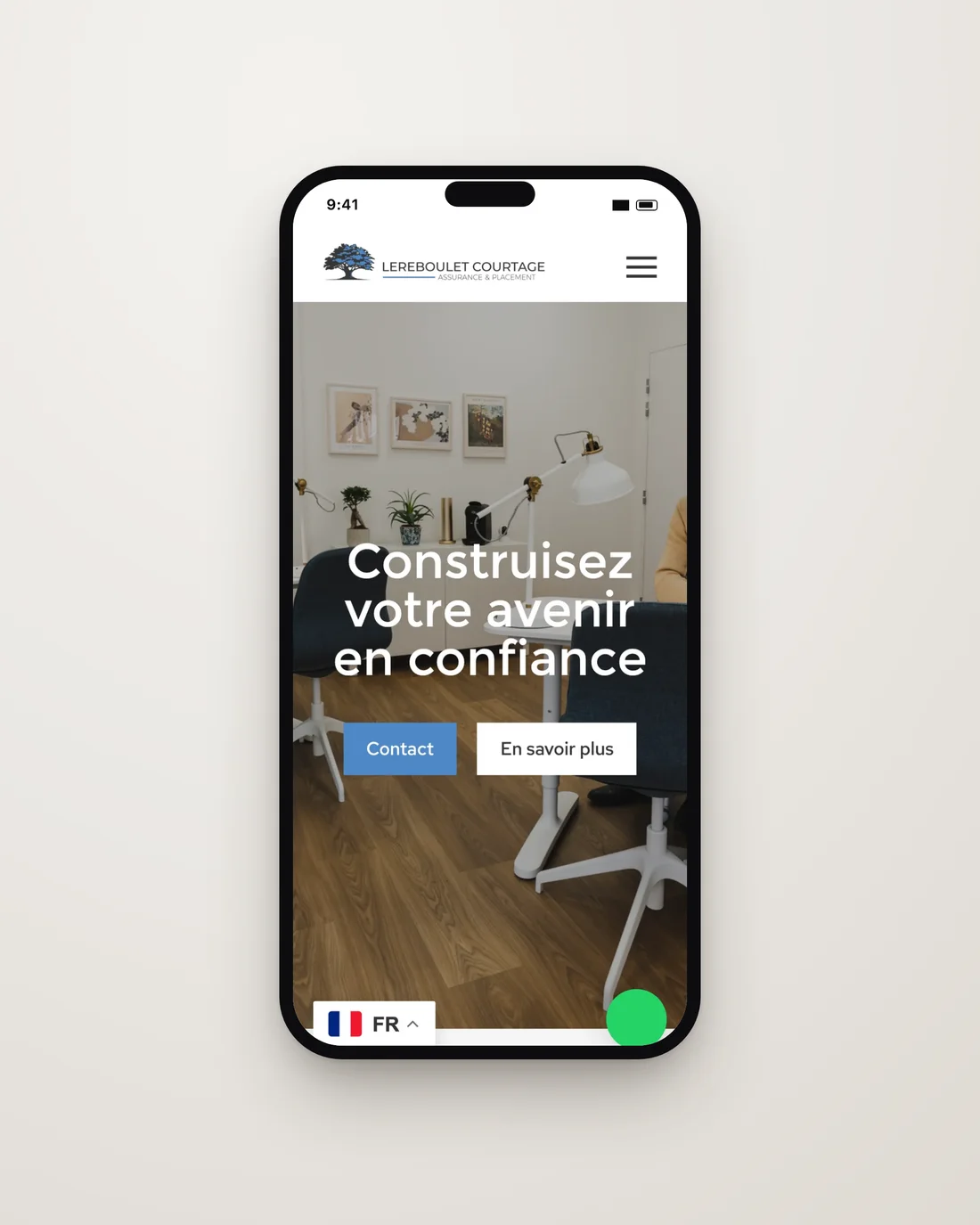 Demander un devis depuis le mobile