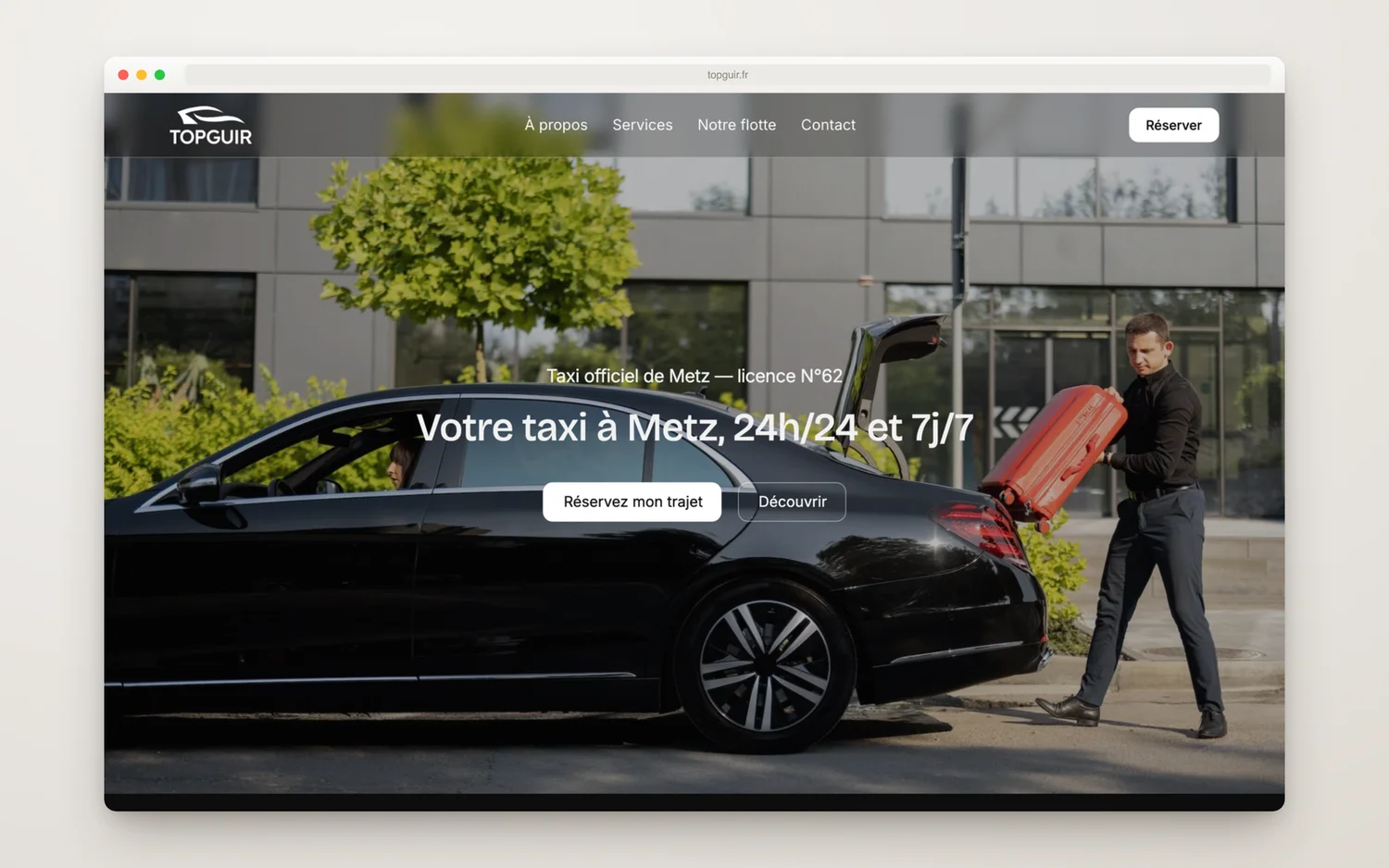 Le taxi conventionné de Metz, en ligne