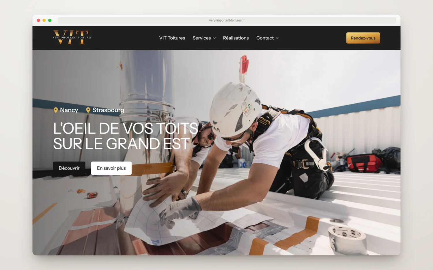Le couvreur du Grand Est, en ligne